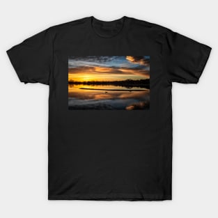 Colorful Sunrise Over A Lake T-Shirt